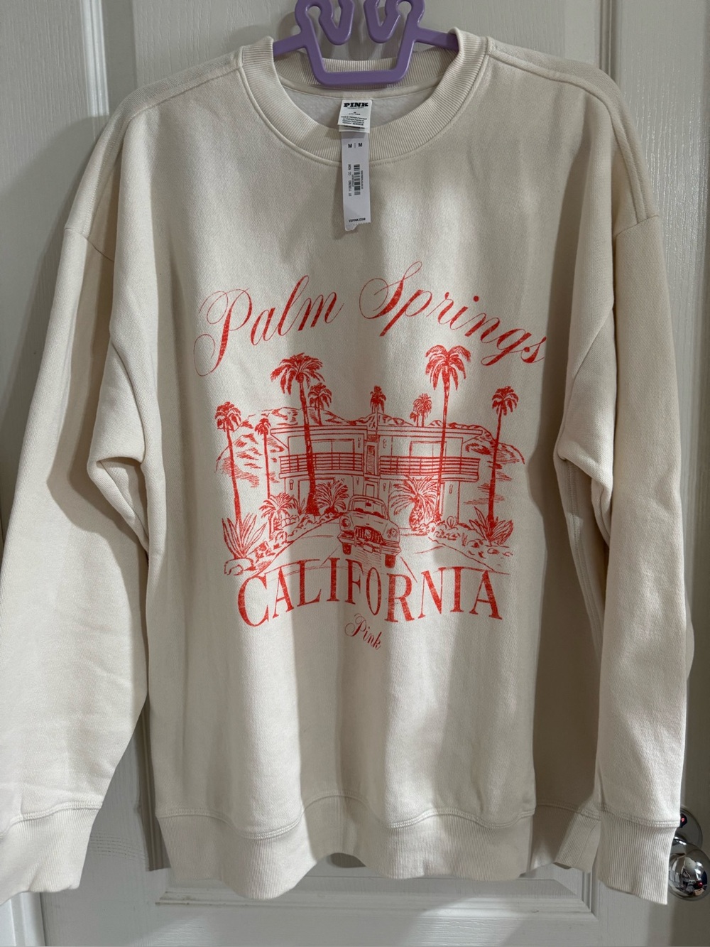 PINK Victoria's Secret Cream Sweatshirt